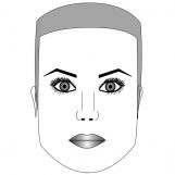 Staciakampis veidas Staciakampis veidas